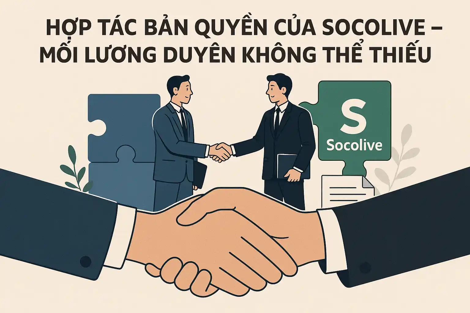 Hợp tác bản quyền của Socolive – Mối lương duyên không thể thiếu