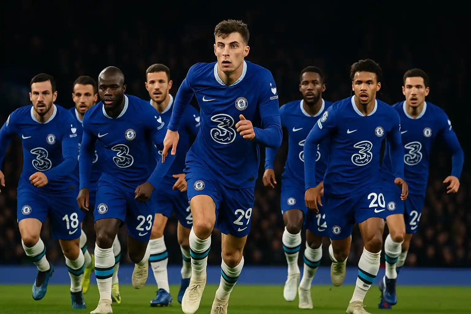 Chelsea chuẩn bị tấn công mạnh mẽ với đội hình đầy sao.